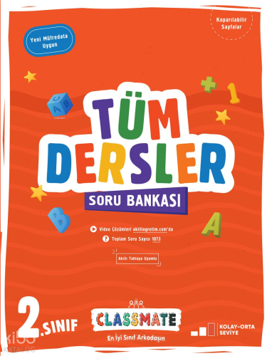 Okyanus Yayınları 2. Sınıf Classmate Tüm Dersler Soru Bankası | Serpil