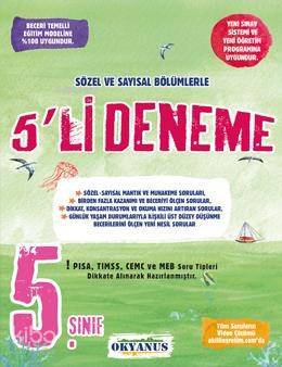 Okyanus Yayınları 5. Sınıf 5 li Deneme Okyanus Y