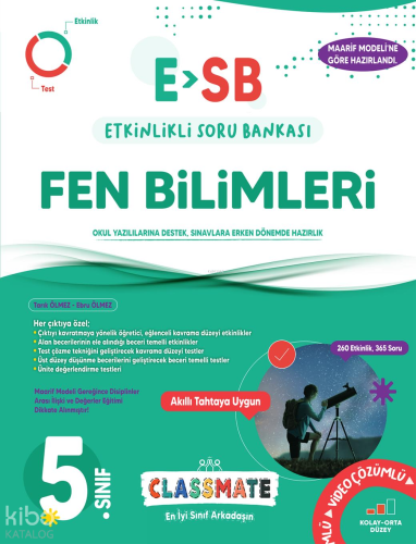 Okyanus Yayınları 5. Sınıf Classmate (ESB) Fen Bilimleri Etkinlikli So