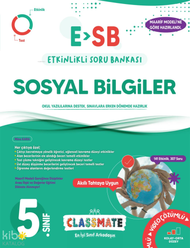 Okyanus Yayınları 5. Sınıf Classmate (ESB) Sosyal Bilgiler Etkinlikli 