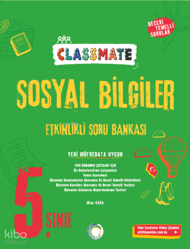 Okyanus Yayınları 5. Sınıf Sosyal Bilgiler Classmate Etkinlikli Soru Bankası
