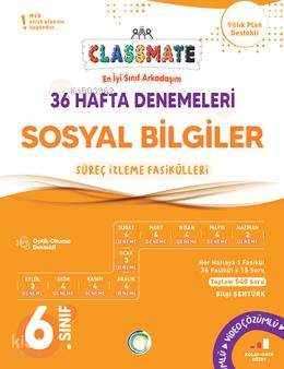 Okyanus Yayınları 6. Sınıf Classmate 36 Hafta Denemeleri Sosyal Bilgiler