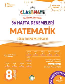 Okyanus Yayınları 8. Sınıf Classmate 36 Hafta Denemeleri Matematik | M