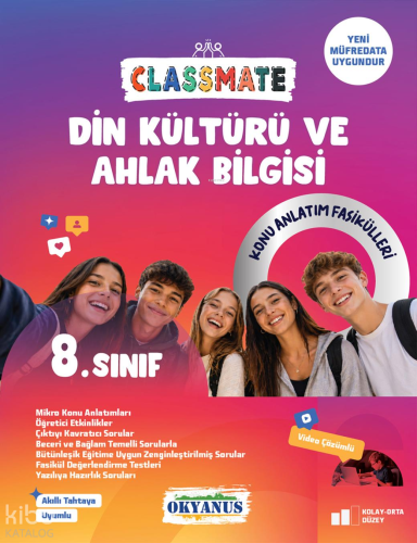 Okyanus Yayınları 8. Sınıf Din Kültürü ve Ahlak Bilgisi Konu Fasikülle