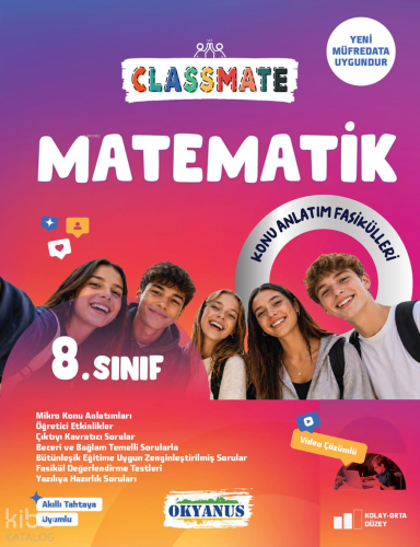 Okyanus Yayınları 8. Sınıf Matematik Konu Fasikülleri | Kolektif | Oky