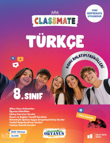 Okyanus Yayınları 8. Sınıf Türkçe Konu Fasikülleri | Kolektif | Okyanu
