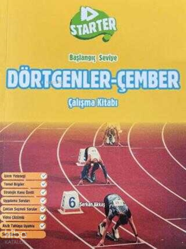 Okyanus Yayınları Starter Dörtgenler ve Çember Çalışma Kitabı | Serkan