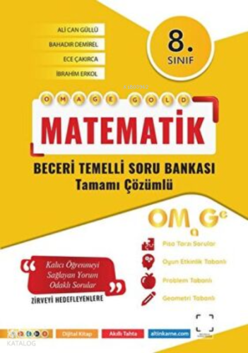 Omage 8. Sınıf  Gold Matematik Soru Bankası