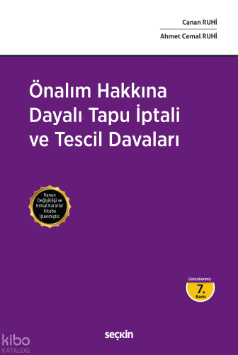 Önalım Hakkına Dayalı Tapu İptali ve Tescil Davaları (Ciltli)