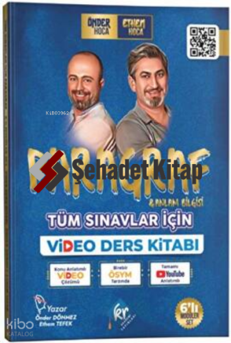 Önder Hoca & Ethem Hoca Tüm Sınavlar Için Paragraf ve Anlam Bilgisi Video Ders Kitabı KR Akademi Yayınları