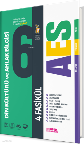 Optik Yayınları 6. Sınıf Din Kültürü ve Ahlak Bilgisi AES Etkinlikli S