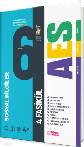 Optik Yayınları 6. Sınıf Sosyal Bilgiler AES Etkinlikli Soru Bankası |