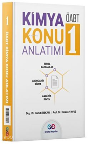 Orbital Yayınları ÖABT Kimya Konu Anlatım 1 | Kolektif | Orbital Yayın