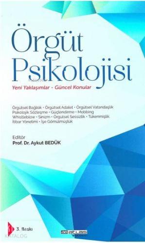Örgüt Psikolojisi; Yeni Yaklaşımlar Güncel konular