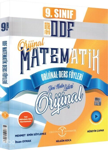 Orijinal Yayınları 9. Sınıf Matematik ODF KDT Seti | Özgür Uğur Uzun |