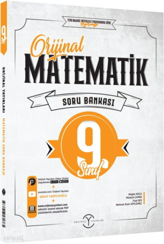 Orijinal Yayınları 9. Sınıf Orijinal Matematik Soru Bankası | Kolektif