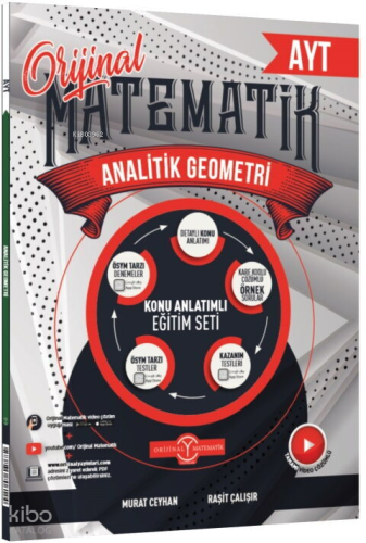 Orijinal Yayınları AYT Analitik Geometri Konu Anlatımlı
