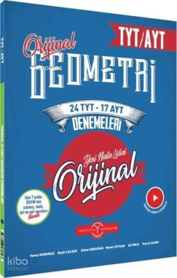 Orijinal Yayınları TYT AYT Geometri 24 TYT 17 AYT Deneme | Kolektif | 