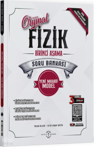 Orijinal Yayınları TYT Fizik Maarif Birinci Aşama Soru Bankası | Kolek