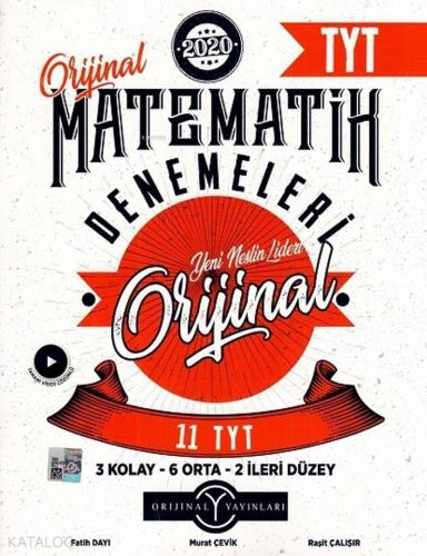 Orijinal Yayınları TYT Matematik 11 Orijinal Denemeleri Orijinal | | O
