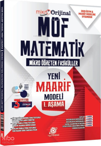 Orijinal Yayınları TYT Matematik MÖF Maarif Model 1. Aşama | Kolektif 