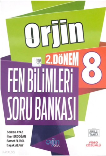 Orjin 8 Fen Bilimleri 2.Dönem Soru Bankası | Serkan Ayaz | Orjin (Hazı