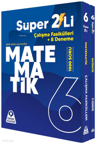 Örnek Akademi 6. Sınıf Süper İkili Matematik Seti | Kolektif | Örnek A
