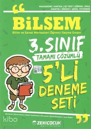 Örnek Akademi Yayınları Zeki Çocuk 3. Sınıf Bilsem 5 li Deneme Seti Örnek Akademi