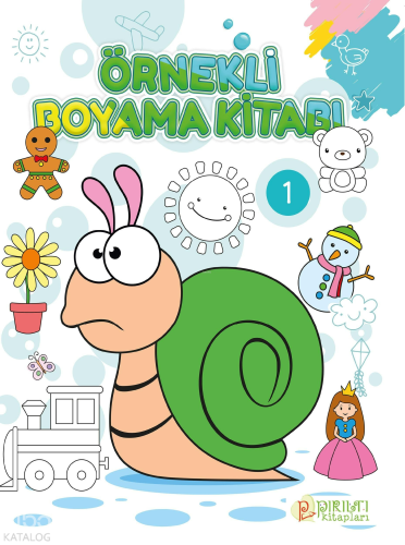 Örnekli Boyama Kitabı - 1 | Amir Sharma | Pırıltı Kitapları