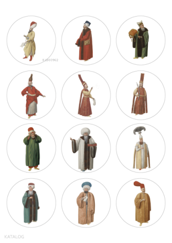 Osmanlılar Sticker Seti - 12’li | Kolektif | Fol Kitap