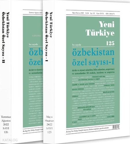 Özbekistan Özel Sayısı 125-126. Sayı (2 Cilt)