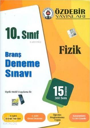Özdebir 10.Sınıf Fizik Branş Deneme Sınavı