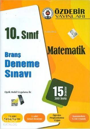 Özdebir 10.Sınıf Matematik Branş Deneme Sınavı