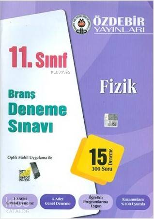 Özdebir 11.Sınıf Fizik Branş Deneme Sınavı