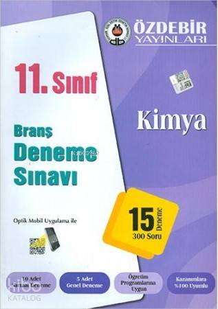 Özdebir 11.Sınıf Kimya Branş Deneme Sınavı