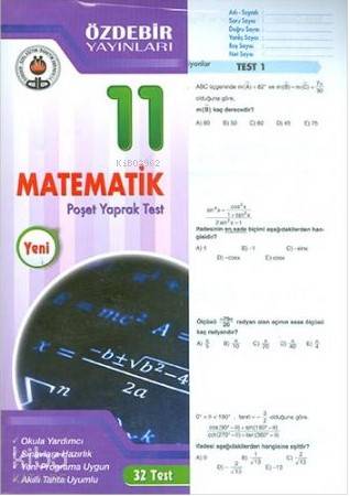 Özdebir 11.Sınıf Poşet Yaprak Test Matematik