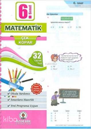 Özdebir 6.Sınıf Poşet Yaprak Test Matematik