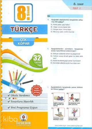 Özdebir 8.Sınıf Poşet Yaprak Test Türkçe