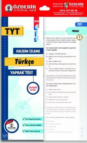 Özdebir TYT Türkçe Gis Yaprak Test