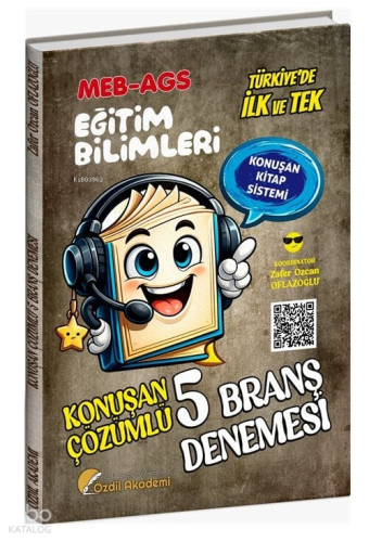 Özdil Akademi MEB - AGS Eğitim Bilimleri Konuşan 5 Deneme Çözümlü | Za