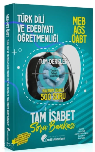 Özdil Akademi ÖABT MEB-AGS Türk Dili ve Edebiyatı Öğretmenliği Tam İsa