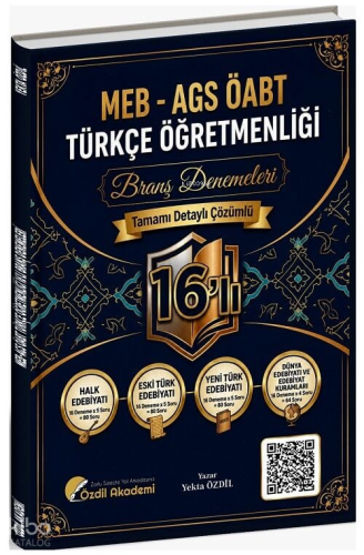 Özdil Akademi ÖABT MEB-AGS Türkçe Öğretmenliği 16'lı Branş Deneme Çözü