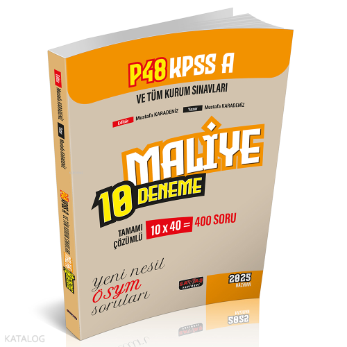P48 KPSS A Grubu Maliye 10 Deneme
