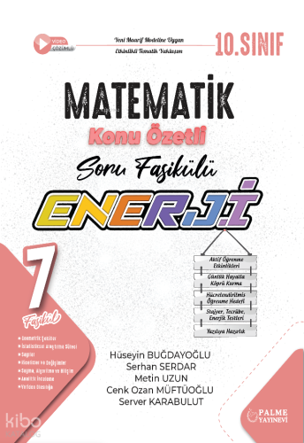 Palme 10.Sınıf Enerji Matematik Konu Özetli Soru Fasikülleri (7 Fasikü