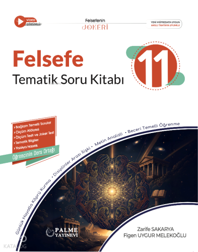 Palme 11. Sınıf Joker Felsefe Tematik Soru Kitabı | Zarife Sakarya | P