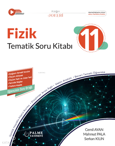 Palme 11. Sınıf Joker Fizik Tematik Soru Kitabı | Hüseyin Buğdayoğlu |