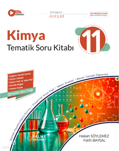 Palme 11. Sınıf Joker Kimya Tematik Soru Kitabı