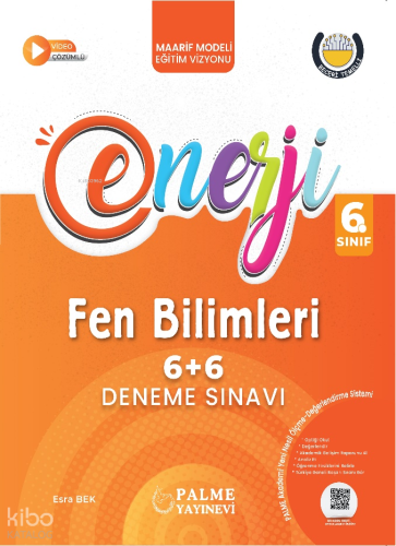 Palme 6. Sınıf Enerji 6+6 Fen Bilimleri Deneme Sınavı