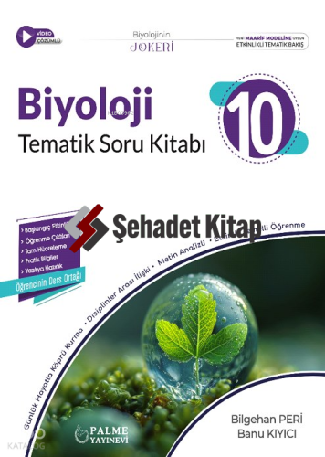 Palme Biyolojinin Jokeri 10. Sınıf Biyoloji Tematik Soru Kitabı