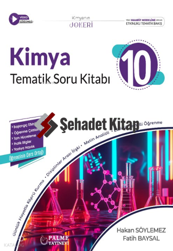 Palme Kimyanın Jokeri 10. Sınıf Kimya Tematik Soru Kitabı